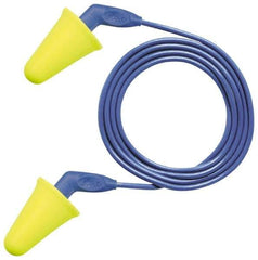 3M - Disposable, Corded, 31 dB, Cone Earplugs - Yellow - Industrial Tool & Supply