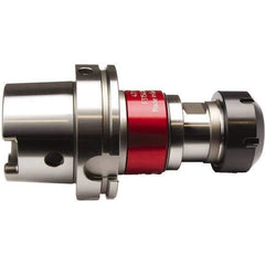 Emuge - HSK100A Taper Shank Tension & Compression Tapping Chuck - M12 Min Tap Capacity, 138mm Projection, Through Coolant - Exact Industrial Supply
