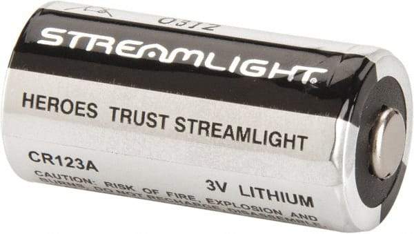 Streamlight - Size CR123A, Lithium, 400 Pack, Standard Battery - 3 Volts - Industrial Tool & Supply