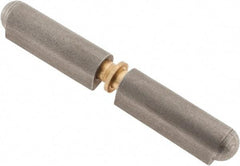 Value Collection - 4.724" Long x 0.63" Wide x 0.787" Thick, Weld On Hinge - Steel with Brass Pin - Industrial Tool & Supply