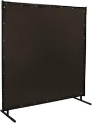 Steiner - 6 Ft. Wide x 6 Ft. High x 1 Inch Thick, 14 mil Thick Transparent Vinyl Portable Welding Screen Kit - Gray - Industrial Tool & Supply