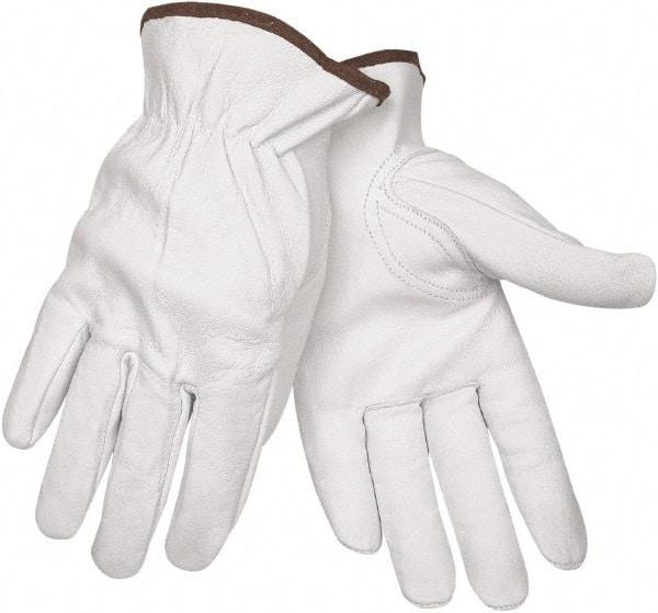 MCR Safety - Leather Work Gloves - Industrial Tool & Supply