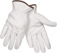 MCR Safety - Leather Work Gloves - Industrial Tool & Supply