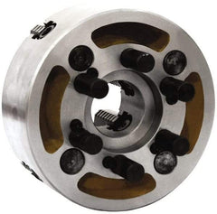 Gibraltar - 4 Jaws, 20" Diam, Independent Manual Lathe Chuck - D1-11 Mount Spindle, Reversible, 800 Max RPM, 6.2992" Through Hole Diam, Cast Iron - Industrial Tool & Supply