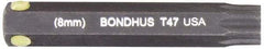Bondhus - Star Hex Drive Bit - 2" OAL - Industrial Tool & Supply