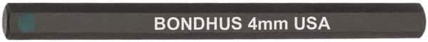 Bondhus - 4mm Hex Drive Bit - 2" OAL - Industrial Tool & Supply