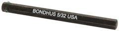 Bondhus - 5/32" Hex Drive Bit - 2" OAL - Industrial Tool & Supply
