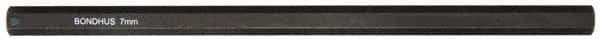 Bondhus - 7mm Hex Drive Bit - 6" OAL - Industrial Tool & Supply