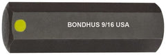 Bondhus - 9/16" Hex Drive Bit - Industrial Tool & Supply