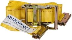 Value Collection - 12' Long x 2" Wide, 1 Ply, Polyester Web Sling - Yellow - Industrial Tool & Supply