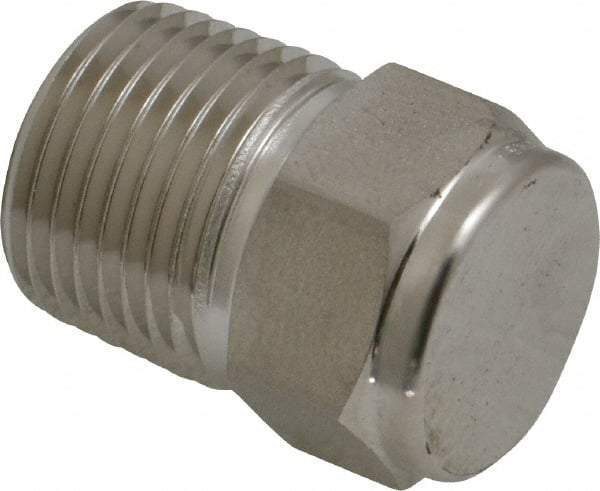 Ham-Let - 3/8" Grade 316 Stainless Steel Pipe Plug - MNPT End Connections, 7,300 psi - Industrial Tool & Supply