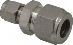 Ham-Let - 1/2 x 1/4" OD, Grade 316Stainless Steel Union - Comp x Comp Ends - Industrial Tool & Supply