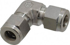 Ham-Let - 3/8" OD, Grade 316Stainless Steel Union Elbow - Comp x Comp Ends - Industrial Tool & Supply
