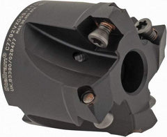 Kennametal - 1-1/2" Cut Diam, 0.059" Max Depth, 1/2" Arbor Hole, 4 Inserts, XD 09 Insert Style, Indexable Copy Face Mill - C7792VXD09-A1.50Z04R Cutter Style, 1.26" High, Through Coolant, Series 7792 - Industrial Tool & Supply