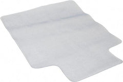 Aleco - 48" Long x 36" Wide, Chair Mat - Single Lip, Straight Edge Style, Texured Both Sides - Industrial Tool & Supply