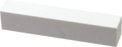 Norton - 220 Grit Aluminum Oxide Square Dressing Stick - 4 x 3/4 x 3/4, Very Fine Grade, Vitrified Bond - Industrial Tool & Supply