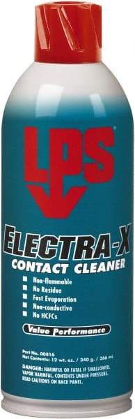 LPS - 12 Ounce Aerosol Contact Cleaner - 9,000 Volt Dielectric Strength, Nonflammable - Industrial Tool & Supply