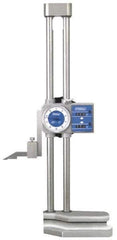 Fowler - 24" Stainless Steel Dial Height Gage - 0.001" (Fine Indicator Reading), 0.1" (Coarse Reading)" Graduation, Accurate to 0.001", Dial and Counter Display - Industrial Tool & Supply