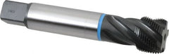 Emuge - 1-3/8 - 12 UNF, 5 Flute, Oxide Finish Cobalt Medium Spiral Flute Tap - Industrial Tool & Supply