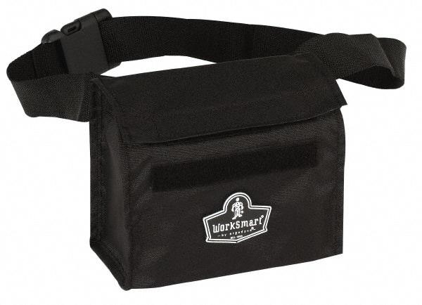 Ergodyne - Half Face Mask Respirator Fanny Pack - 420D Nylon, 7" Wide, 135 Cu In Capacity - Industrial Tool & Supply