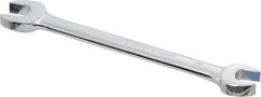 Blackhawk by Proto - 10mm x 11mm Standard Open End Wrench - 5-13/16" OAL, Double End, Chrome Finish, 15° Head Angle - Industrial Tool & Supply