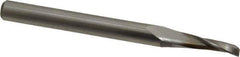 Onsrud - 3/16" Cutting Diam x 5/8" Length of Cut, 1 Flute, Upcut Spiral Router Bit - Uncoated, Right Hand Cut, High Speed Steel, 2-7/8" OAL x 1/4" Shank Diam, Single Edge, 19 to 32° Helix Angle - Industrial Tool & Supply