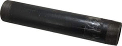 Value Collection - Schedule 80, 2" Diam x 12" Long Black Pipe Nipple - Threaded - Industrial Tool & Supply