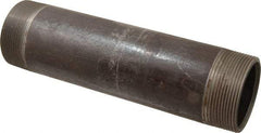 Value Collection - Schedule 80, 3" Diam x 12" Long Black Pipe Nipple - Threaded - Industrial Tool & Supply