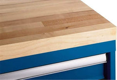 LISTA - Tool Box Wood Butcher Block Top - 40-1/4" Wide x 22-1/2" Deep x 1-3/4" High, Natural, For HS Modular Cabinets - Industrial Tool & Supply