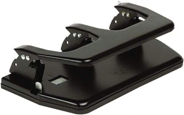 Master - Paper Punches Type: 20 Sheet Multi-Hole Punches Color: Black - Industrial Tool & Supply