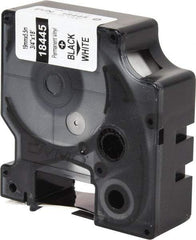 Dymo - 216" Long, White Vinyl Tape - For RHINO 4200, RHINO 5000, 5200, 6000, 6500 - Industrial Tool & Supply