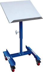 Vestil - Work Table - Steel, Fixed Leg, Blue, 21" Long x 21" Deep x 28" High - Industrial Tool & Supply