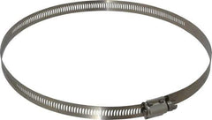 EVER-TITE Coupling Products - SAE Size 128, 2-1/2 to 8-1/2" Diam, Stainless Steel Worm Drive Clamp - 9/16" Wide, Material Grade 304 - Industrial Tool & Supply