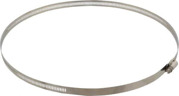 EVER-TITE Coupling Products - SAE Size 188, 2-1/2 to 12-1/4" Diam, Stainless Steel Worm Drive Clamp - 9/16" Wide, Material Grade 304 - Industrial Tool & Supply