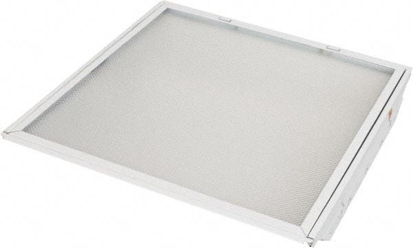 Cooper Lighting - 2 Lamps, 32 Watts, 2' x 2', Electronic Ballast Fluorescent Lamp Troffer - 120/277 Volt, Dimmable, Acrylic Diffuser, Steel Troffer - Industrial Tool & Supply