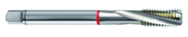 M12x1.75 6H 3-Flute PM Cobalt Red Ring Semi-Bottoming 15 degree Spiral Flute Tap-Bright - Industrial Tool & Supply