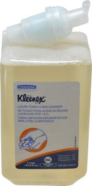 Kleenex - 1 L Dispenser Refill Foam Hand Cleaner - Clear, Medicinal Scent - Industrial Tool & Supply