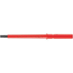 Wera - 9mm Drive T8 Torx Screwdriver Bit - 154mm OAL, Insulated - Industrial Tool & Supply