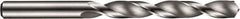 DORMER - 8.8mm 120° Solid Carbide Jobber Drill - Bright Finish, Right Hand Cut, Spiral Flute, Straight Shank, 125mm OAL, Four Facet Point - Industrial Tool & Supply