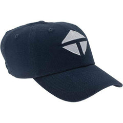 North - Poly/Cotton over Polyethylene Insert Baseball Cap with Bump Cap Insert - Adjustable, Vented, Blue - Industrial Tool & Supply