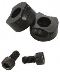 Mitee-Bite - 1" Jaw Width, Standard, Vise Jaw Set - Steel - Industrial Tool & Supply