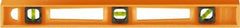 Johnson Level & Tool - 24" Long 3 Vial I-Beam Level - ABS Plastic, Orange, 1 Plumb, 1 Level & 1 45° Vials - Industrial Tool & Supply
