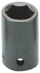 Armstrong - 1/2" Drive 18mm Standard Impact Socket - 6 Points, 1-17/32" OAL - Industrial Tool & Supply
