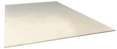 Made in USA - 1" Thick x 4' Wide x 4' Long, Polypropylene Sheet - White, Shore D-72 Hardness, ±5% Tolerance - Industrial Tool & Supply