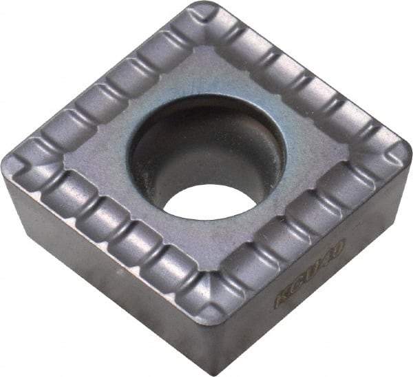 Kennametal - SPPX15T512 MD Grade KCU40 Carbide Indexable Drill Insert - TiN/TiAlN Finish, 0.619" Inscribed Circle - Industrial Tool & Supply