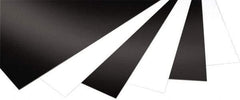 Made in USA - 3mm Thick x 4' Wide x 4' Long, Expanded PVC Sheet - Black, ±5% Tolerance - Industrial Tool & Supply