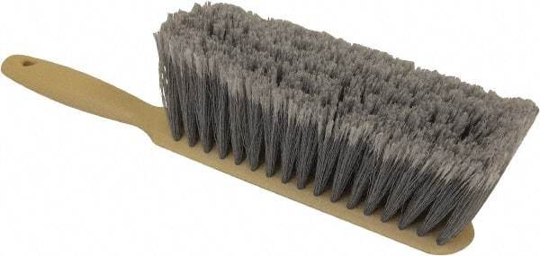O-Cedar - 13" OAL, PVC Counter Brush - 2-1/2" Bristle Length, 8" Long x 2-1/2" Wide Head, Foam Handle, Gray - Industrial Tool & Supply