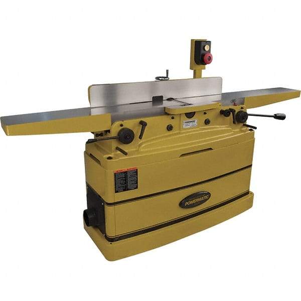 Jet - 7,000 RPM, 8" Cutting Width, 1/2" Cutting Depth, Jointer - 4-3/4" Fence Height, 38-3/16" Fence Length, 2 hp - Industrial Tool & Supply