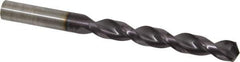 Guhring - 1/2" 130° Powdered Metal Jobber Drill - FIREX Finish, Right Hand Cut, Parabolic Flute, Straight Shank, 5-15/16" OAL, Cone Relief Point - Industrial Tool & Supply