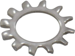 Value Collection - 3/8" Screw, 0.398" ID, Stainless Steel External Tooth Lock Washer - 0.695" OD, Uncoated, Grade 18-8 - Industrial Tool & Supply